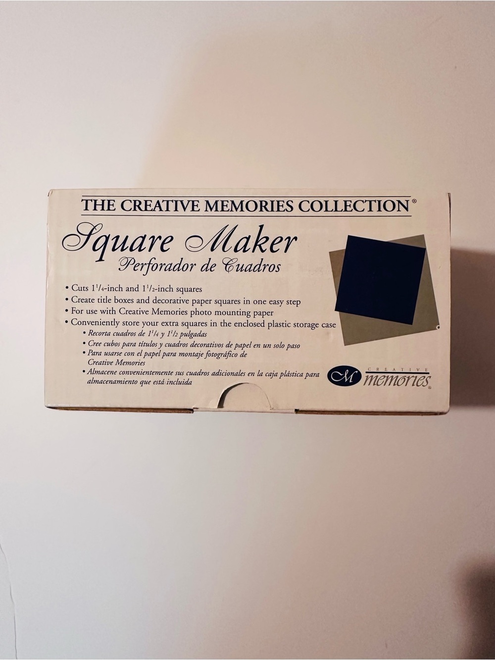 Creative Memories LARGE SQUARE Maker Paper Punch